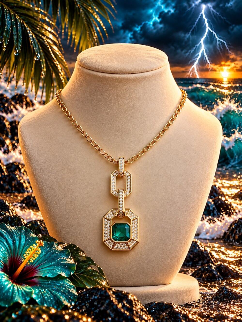 Bomb party May 2025 Necklace "lush Luxe life" NK47871